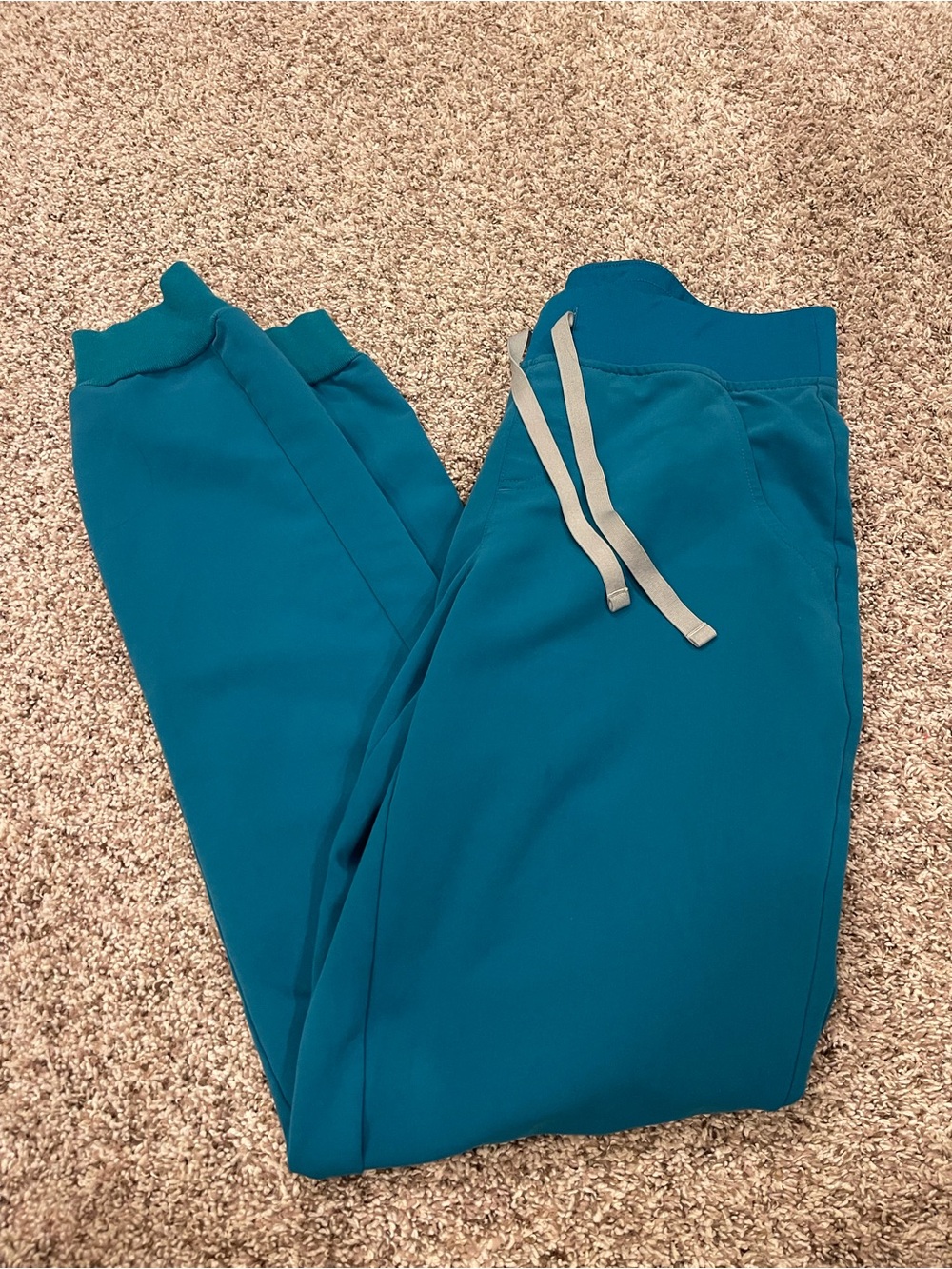 Figs Blue Zamora Jogger Scrub Pants Size Small Tall